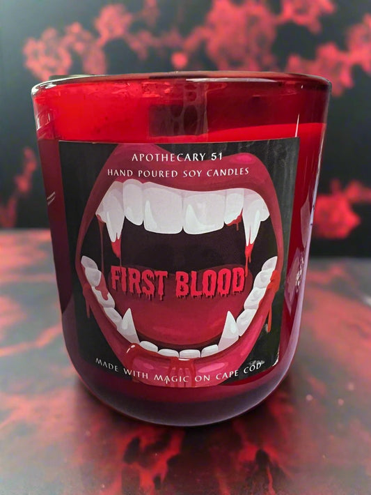 First Blood Wood Wick Candle