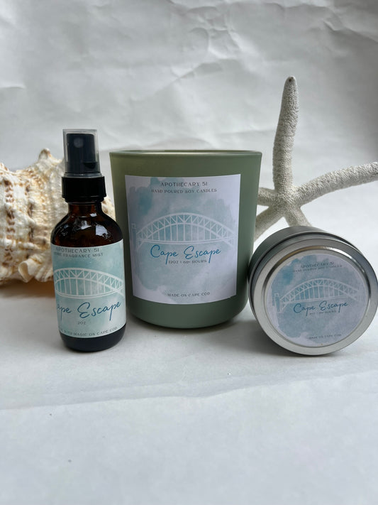 Cape Escape Wood Wick Candle Collection