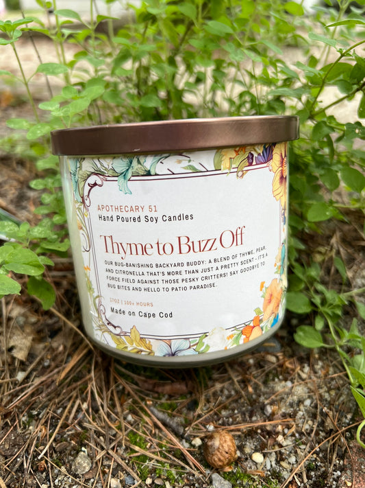 Thyme to Buzz Off Citronella Candle