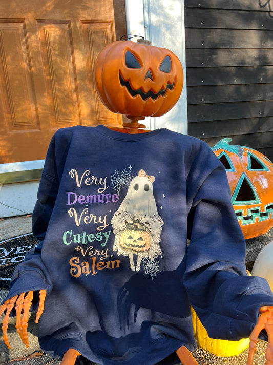 Demure Ghost Crew Neck Sweatshirt