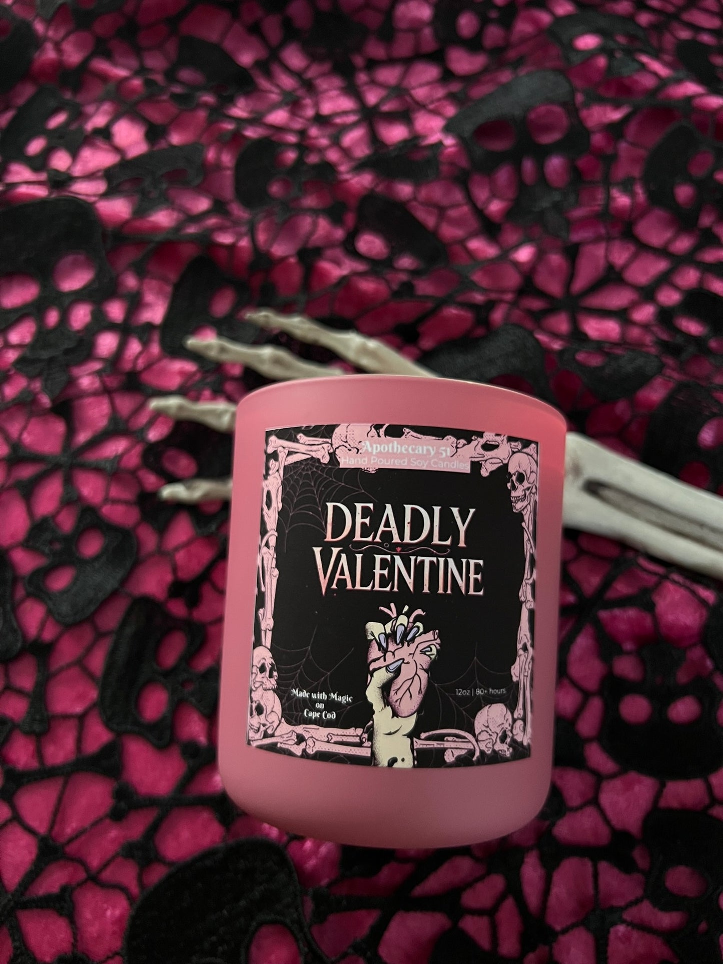 Deadly Valentine Wood Wick Candle