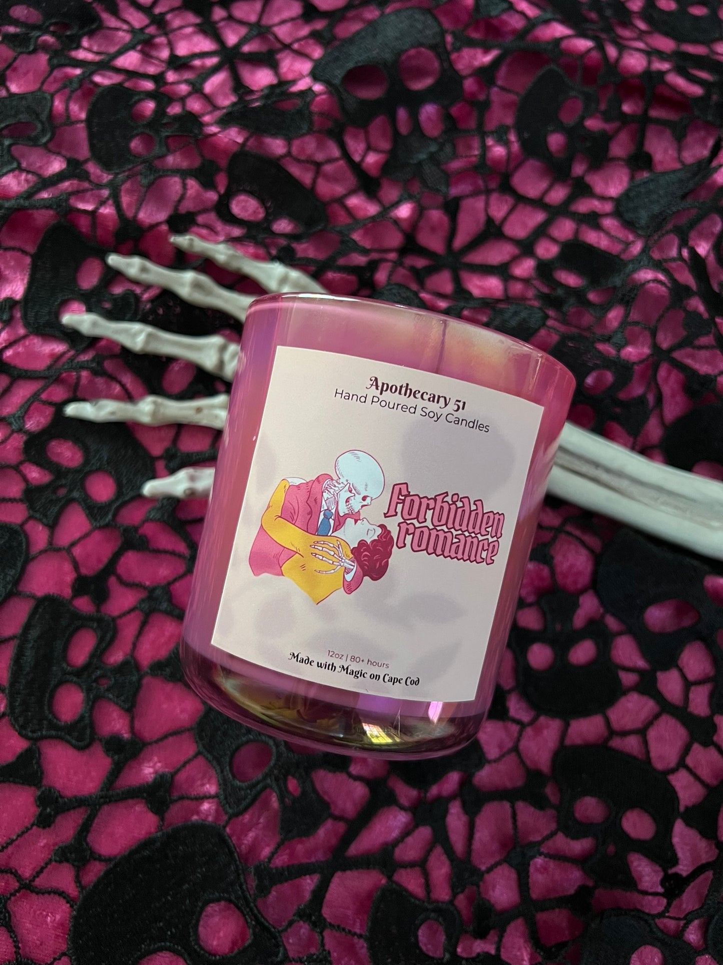 Forbidden Romance Wood Wick Candle