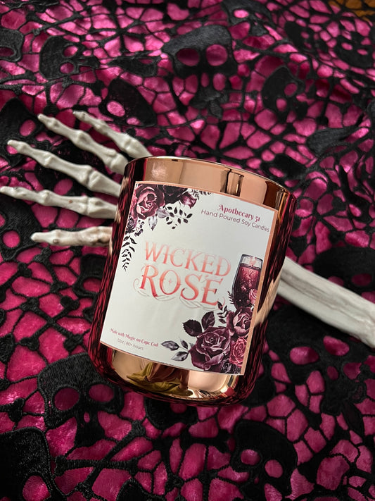 Wicked Rosé Wood Wick Candle